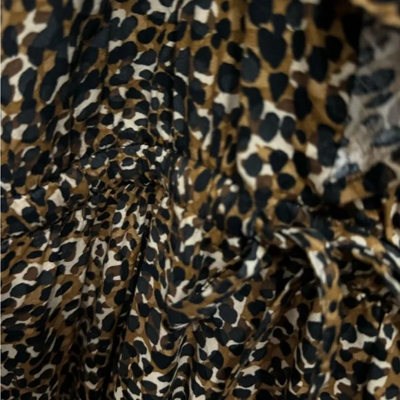 OLD NAVY LEOPARD PRINT DRESS SIZE LARGE - Picture 4 of 4